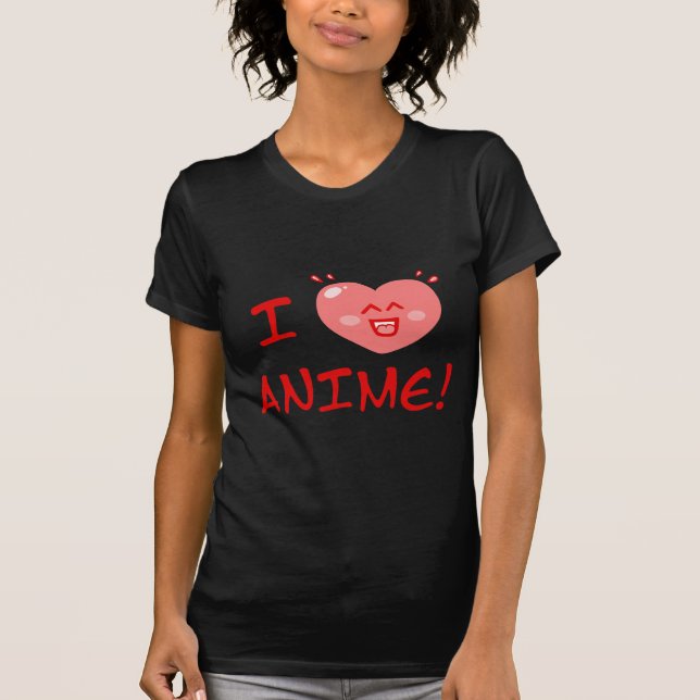 Camiseta Eu Amo Anime (Frente)