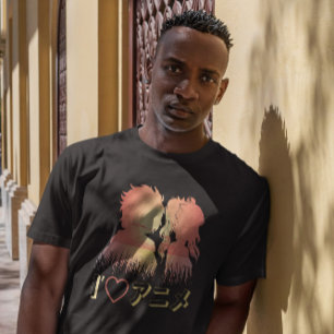 Camiseta Eu Amo Anime