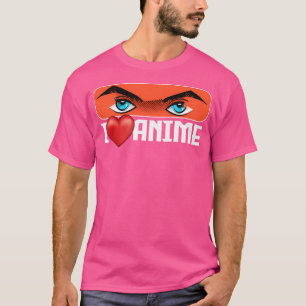 Camiseta Eu Amo Anime