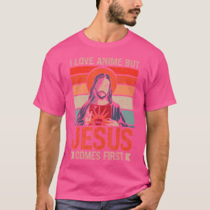 Camiseta Eu Amo Anime Mas Jesus Vem Primeiro Otaku Manga Co