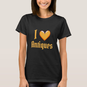 Camiseta Eu Amo Antiguidades Antiguidades Coletivas Antigui
