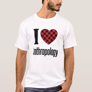 Camiseta Eu Amo Antropologia