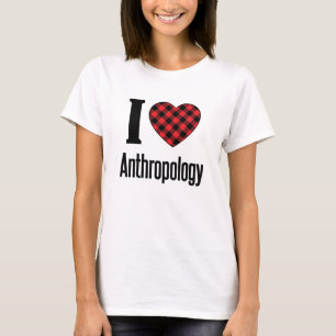 Camiseta Eu Amo Antropologia