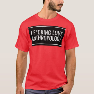 Camiseta Eu Amo Antropologia 2