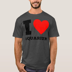 Camiseta eu amo aquário