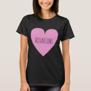 Camiseta Eu amo aquários