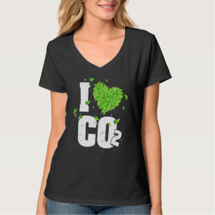 Camiseta Eu Amo Ar Respirador De Co2 Para Plantas Dióxido D