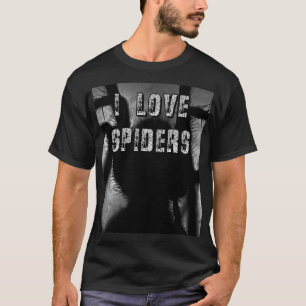 Camiseta Eu amo aranhas
