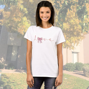 Camiseta Eu Amo Arco Rosa da Mamãe
