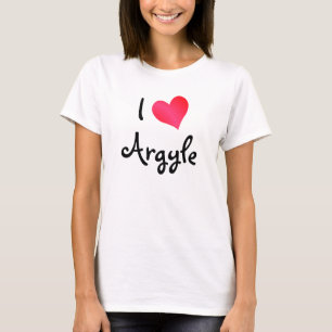 Camiseta Eu Amo Argyle