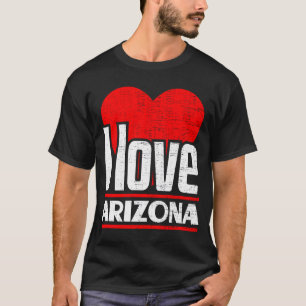 Camiseta Eu Amo Arizona Melhor Estado De Casa I Arizona Car