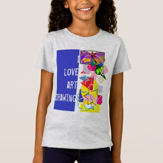 Camiseta eu amo arte (Frente)