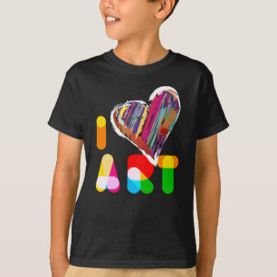 Camiseta Eu Amo Arte Artista Criativa