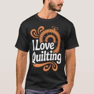 Camiseta Eu Amo Arte de Costura em Colchas