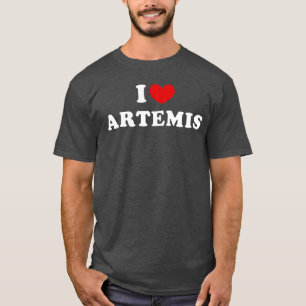 Camiseta Eu Amo Artemis Eu Adoro Artemis presente