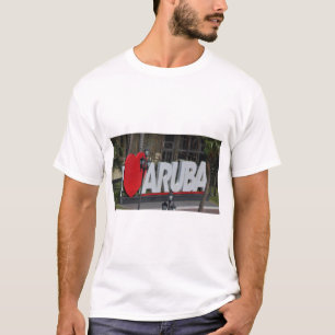 Camiseta "Eu amo Aruba", fotografia