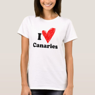 Camiseta Eu amo as Canárias