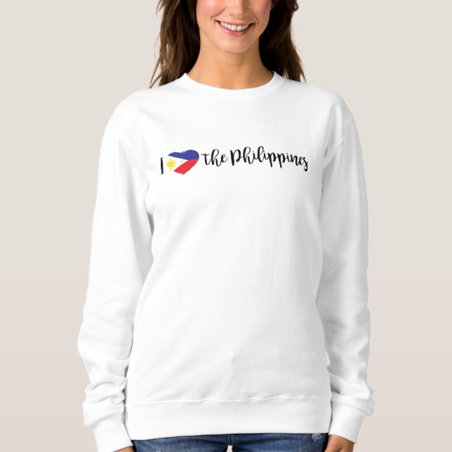 Camiseta Eu amo as Filipinas (Frente)