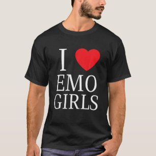 Camiseta Eu Amo As Meninas Emo Eu Corto As Meninas Emo