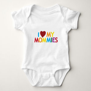 Camiseta Eu amo as minhas mamães