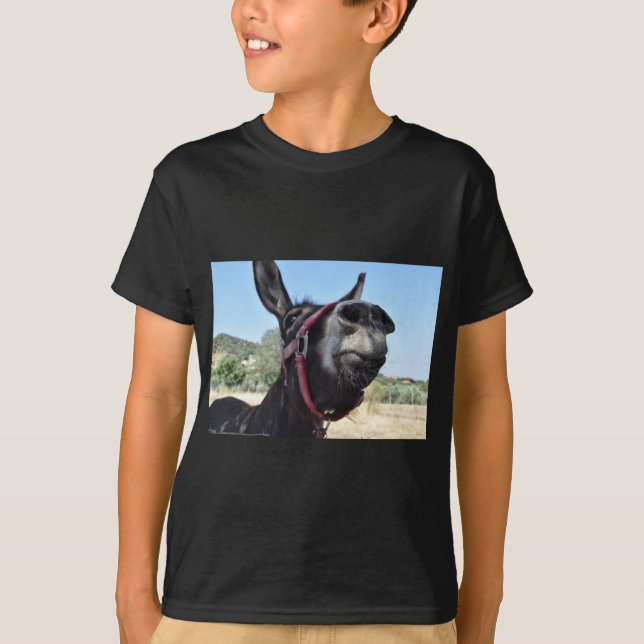 Camiseta Eu amo asnos! (Frente)