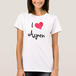Camiseta Eu amo Aspen
