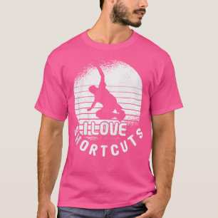 Camiseta Eu Amo Atalhos Parkour Saltador Freestyle Parkour