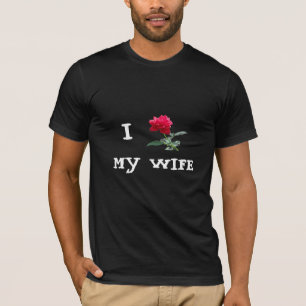 Camiseta Eu amo (aumentou) minha esposa