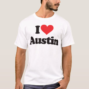 Camiseta Eu amo Austin