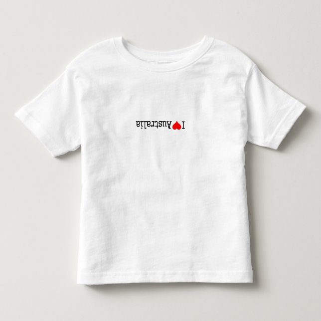 Camiseta Eu Amo Austrália (Frente)