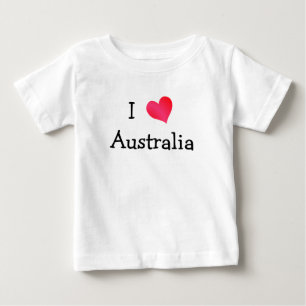 Camiseta Eu amo Austrália