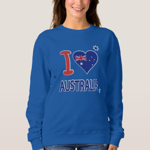 Camiseta EU AMO AUSTRÁLIA Austrália dia o 26 de janeiro