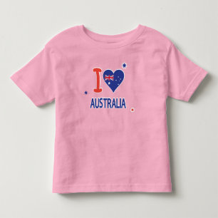 Camiseta EU AMO AUSTRÁLIA Austrália dia o 26 de janeiro