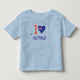 Camiseta EU AMO AUSTRÁLIA Austrália dia o 26 de janeiro