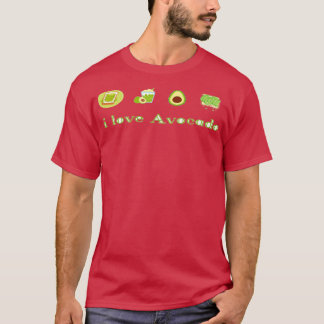 Camiseta Eu amo Avocado 8