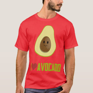 Camiseta Eu Amo Avocado Legal Comida Tee