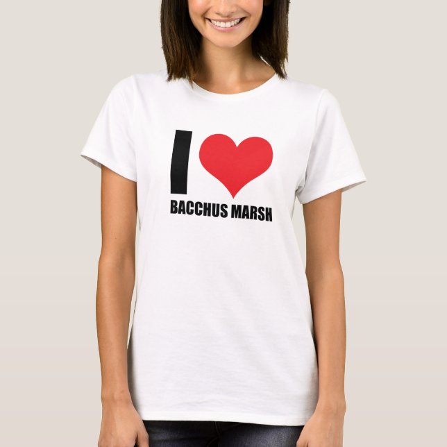 Camiseta Eu amo Baco Marsh (Frente)