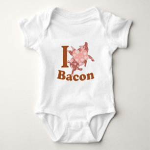 Camiseta EU AMO BACO voador