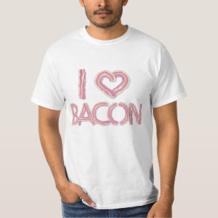 Camiseta Eu Amo Bacon