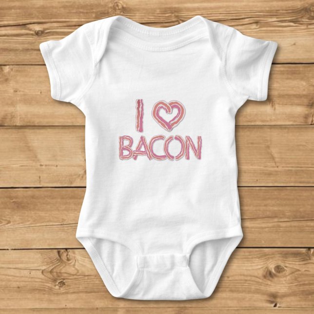Camiseta Eu Amo Bacon (Criador carregado)