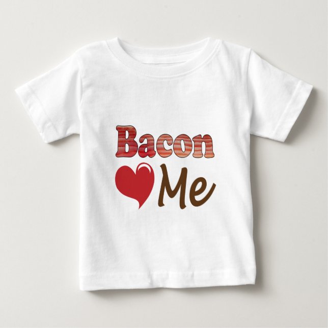 Camiseta Eu Amo Bacon (Frente)