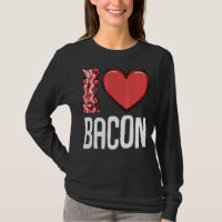 Eu Amo Bacon I Heart Bacon Breakfast Men Women Ki