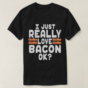 Camiseta Eu Amo Bacon Lover