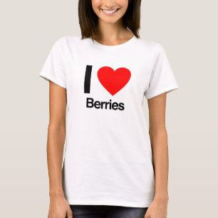 Camiseta eu amo bagas
