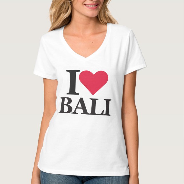 Camiseta Eu Amo Bali (Frente)