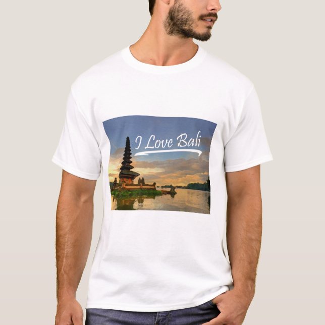 Camiseta Eu amo Bali (Frente)