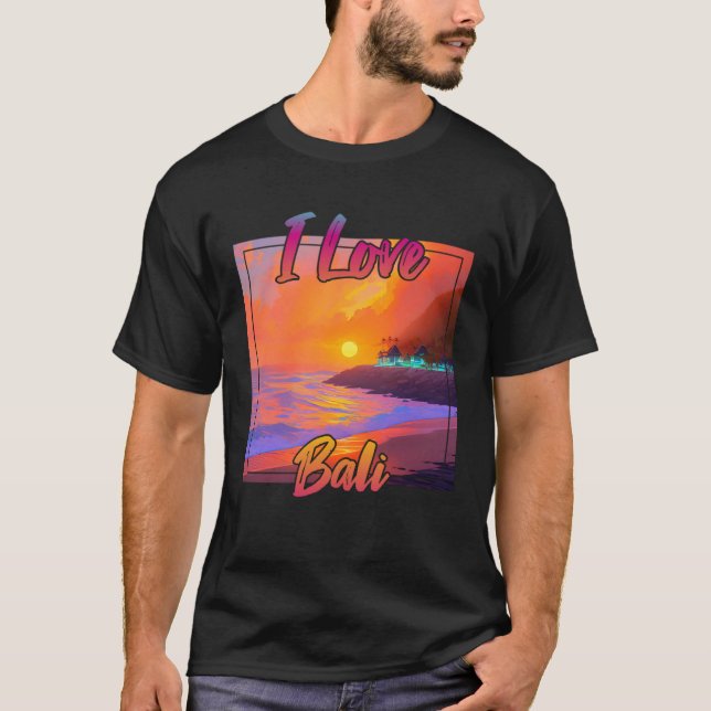 Camiseta Eu Amo Bali (Frente)