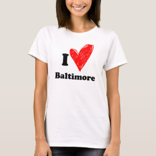 Camiseta Eu amo Baltimore