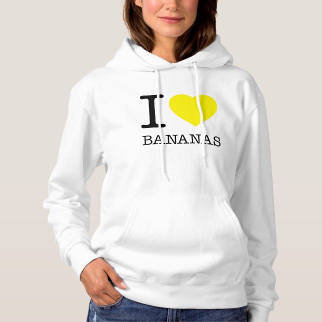 CAMISETA EU AMO BANANAS (Frente)