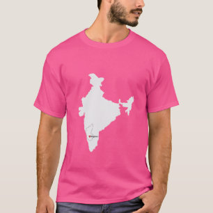 Camiseta Eu amo Bangalore Kannada Karnataka Gift